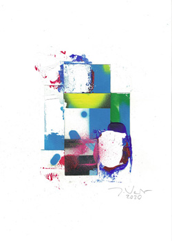 Mischtechnik auf Papier, 2020, 21 x 29,7 cm