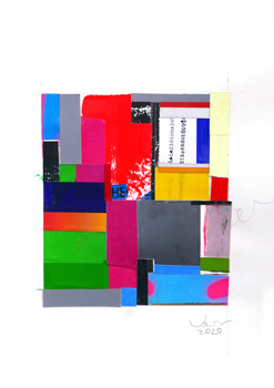Mischtechnik auf Papier, 2020, 21,0 x 30,0 cm